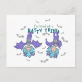 Ding One Thing Two Soort van een Batty Thing Briefkaart (Voorkant)