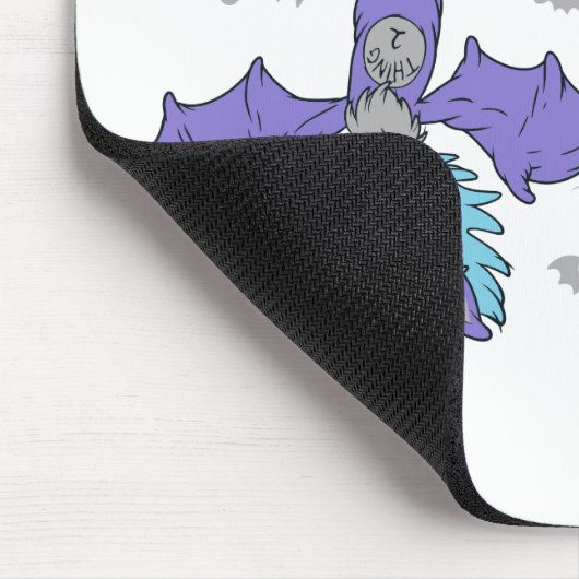 Ding One Thing Two Soort van een Batty Thing Muismat (Hoek)