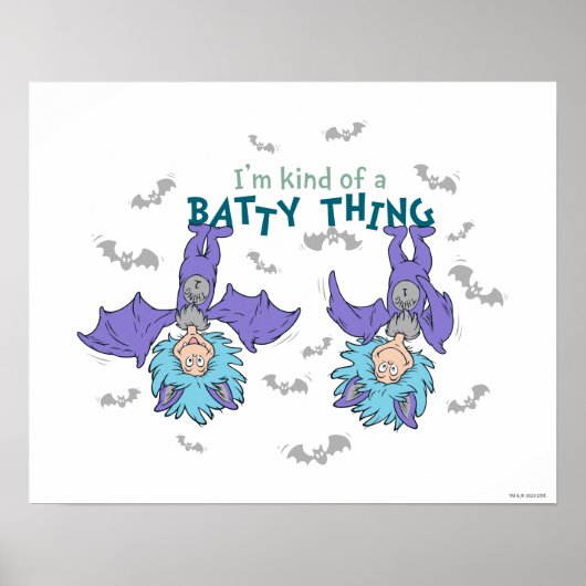 Ding One Thing Two Soort van een Batty Thing Poster (Voorkant)