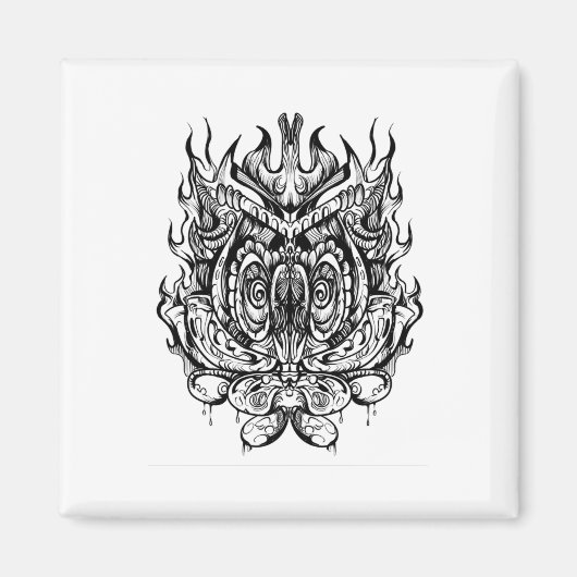 Ding Sticker Magneet (Voorkant)