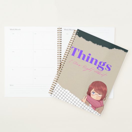 Ding waar ik gelijk in had planner (Display)