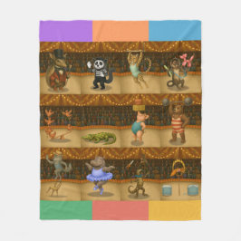 Dingaling Bros Circus acts Fleece Deken