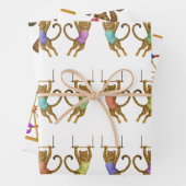 Dingaling Bros Circus acts Inpakpapier Vel (In situ)