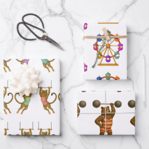 Dingaling Bros Circus acts Inpakpapier Vel
