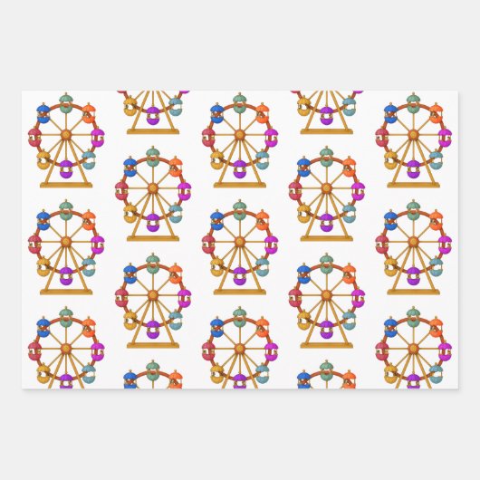 Dingaling Bros Circus acts Inpakpapier Vel (Voorkant 3)