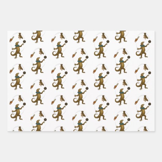 Dingaling Bros Circus acts Inpakpapier Vel (Voorkant)