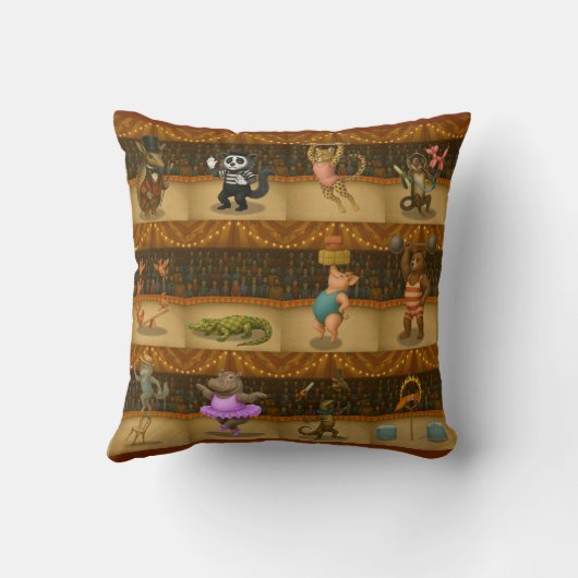 Dingaling Bros Circus acts Kussen (Achterkant)