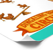 Dingaling Bros Circus acts Perfect Poster (Hoek)