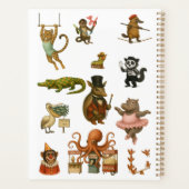 Dingaling Bros Circus acts Planner (Achterkant)