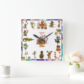 Dingaling Bros Circus acts Vierkante Klok (Huis)