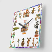 Dingaling Bros Circus acts Vierkante Klok (Hoek)