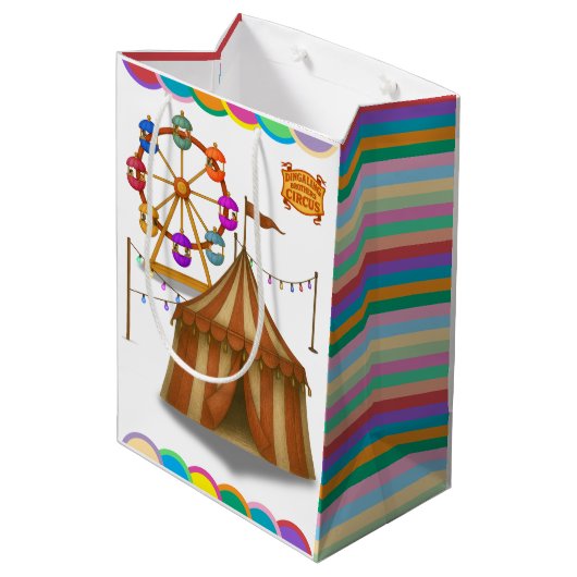 Dingaling Bros Circus Medium Cadeauzakje (Achterkant Gekanteld)