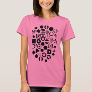 Dingbat Abstract T-shirt