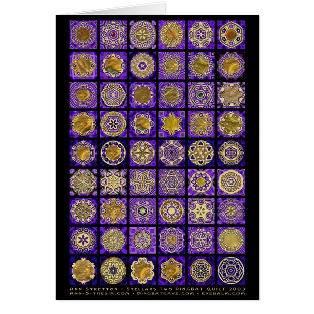 Dingbat Quilt Stellars Two  (Voorkant)