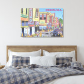 Dingburg, Verenigde Staten Canvas Afdruk (Insitu (Slaapkamer))