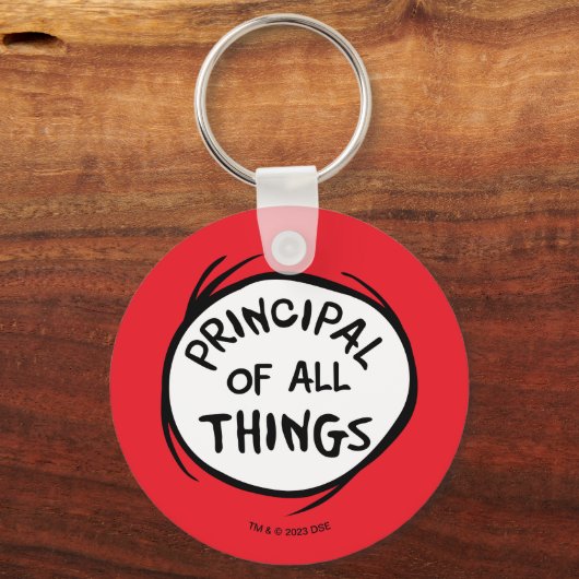 Dingen 1 Dingen 2 - Hoofd van alle dingen Sleutelhanger (Achterkant)