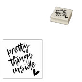  dingen binnen, kleine bedrijfverpakking rubberstempel (Gestempeld)