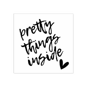  dingen binnen, kleine bedrijfverpakking rubberstempel