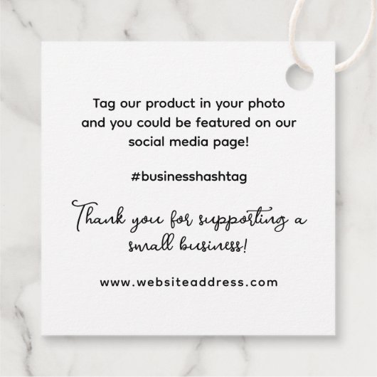  dingen binnen, kleine zakelijke Labels roze (Achterkant)