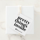  dingen binnen, kleine zakelijke Labels wit (In situ)