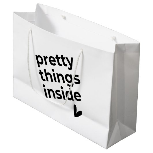  dingen binnen, modern groot cadeauzakje (Voorkant Gekanteld)