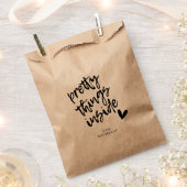 dingen binnen, modern script op maat bedankzakje (Geknipt)