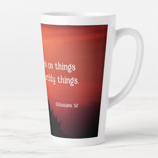 Dingen boven Latte Mok (Rechts)