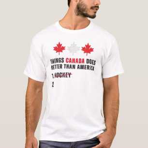 Dingen die Canada beter doet dan Amerika 1 IJshock T-shirt
