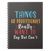 dingen die haar professionals echt cadeautjes will notitieboek (Voorkant)