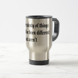 Dingen die hadden kunnen zijn reisbeker