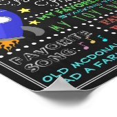 Dingen die het Poster van de eerste verjaardag bin (Hoek)