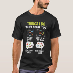 Dingen die ik doe Bug Catcher Kinderen Bug Hunter T-shirt