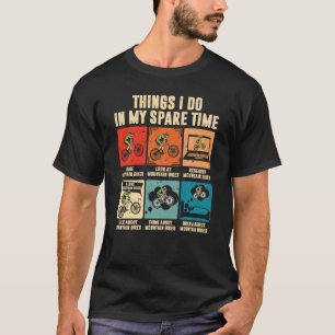 Dingen die ik doe in mijn reservetijd, fietsvinta t-shirt