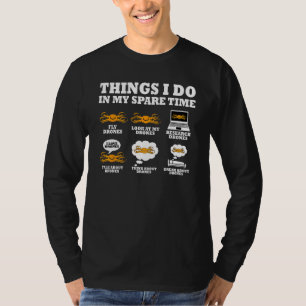 Dingen die ik doe in mijn reservetijd, loods quadc t-shirt