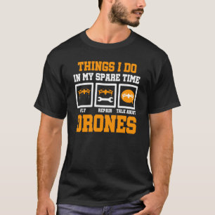 Dingen die ik doe in mijn reservetijd met piloot Q T-shirt
