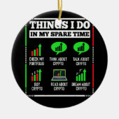 Dingen die ik doe in mijn reservetijdhandel, crypt keramisch ornament (Voorkant)