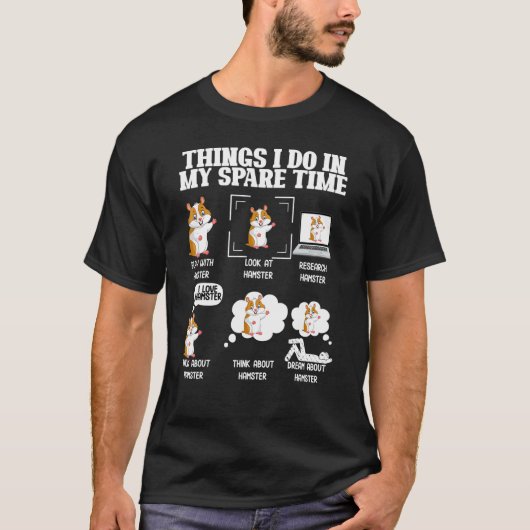 Dingen die ik doe in mijn spe-tijd t-shirt (Voorkant)