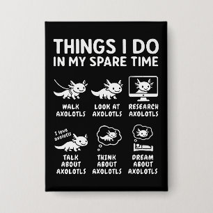 Dingen die ik doe in mijn vrije tijd Axolotl hobby Button