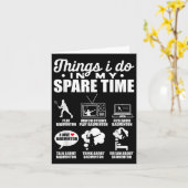 Dingen die ik doe in mijn vrije tijd Badminton Pla Kaart (Gele Bloem)