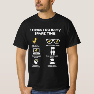 Dingen die ik doe in mijn vrije tijd Duck T-shirt