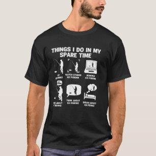 Dingen die ik doe in mijn vrije tijd Grappig ijsvi T-shirt