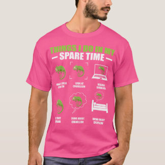 Dingen die ik doe in mijn vrije tijd Grappige Scha T-shirt