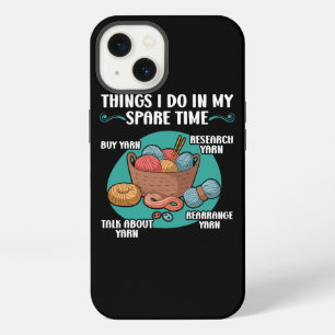 Dingen die ik doe in mijn vrije tijd Haken Haken H iPhone 13 Hoesje