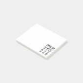 Dingen die ik doe in mijn vrije tijd Honden Grappi Post-it® Notes (Schuin)