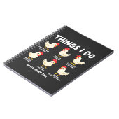 Dingen die ik doe in mijn vrije tijd Kippenfokkeri Notitieboek (Linkerzijde)