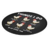 Dingen die ik doe in mijn vrije tijd kippenhouderi snijplank (Hoek)