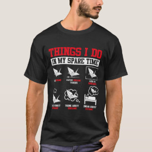 Dingen die ik doe in mijn vrije tijd papier vouwen t-shirt
