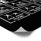 Dingen die ik doe in mijn vrije tijd. poster (Hoek)