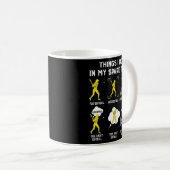 Dingen die ik doe in mijn vrije tijd spelen Softba Koffiemok (Voorkant rechts)