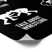 Dingen die ik doe in mijn vrije tijd worstelen poster (Hoek)